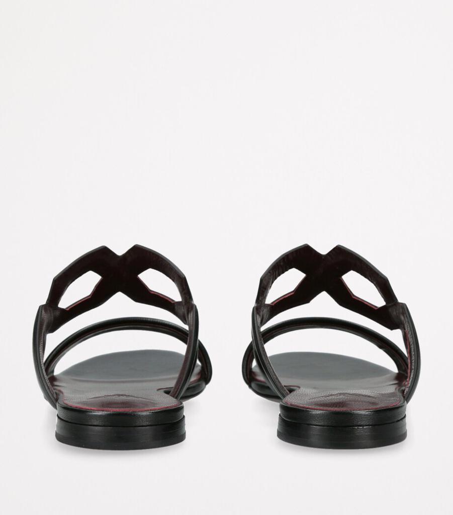 Bougeotte Leather Cut-Out Sandals
