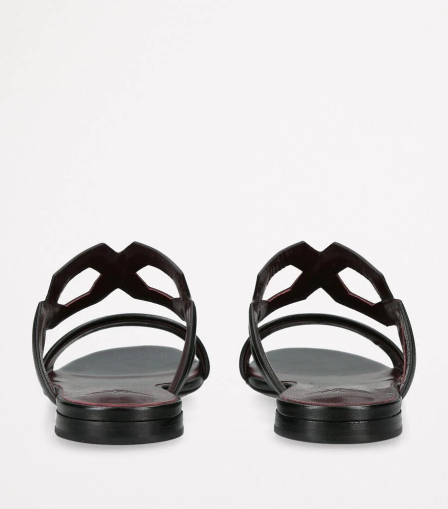Bougeotte Leather Cut-Out Sandals 2