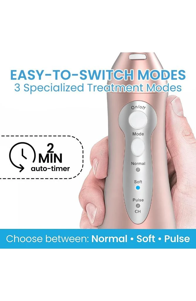 AquaSonic Vibe Series Ultra-Whitening Toothbrush & Aqua Flosser Set 7