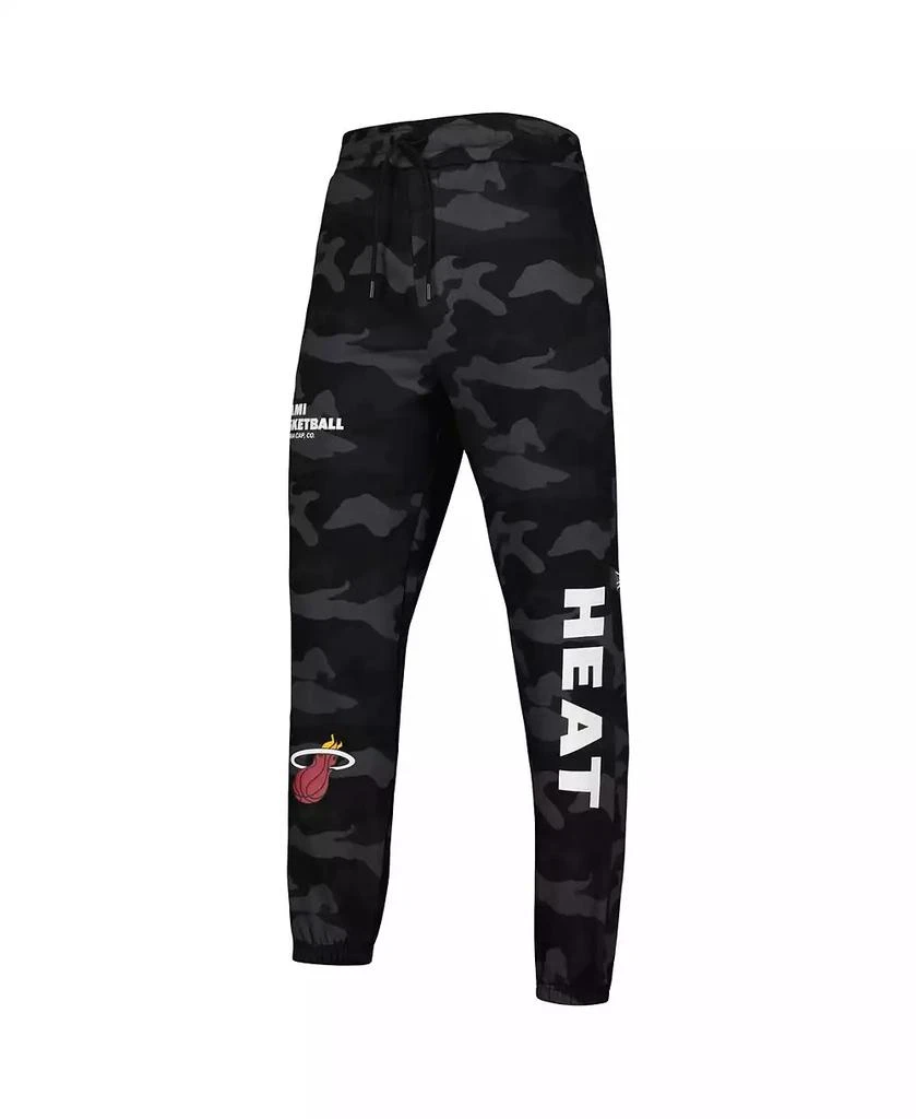 New Era Men's Black, Camo Miami Heat Tonal Joggers 3