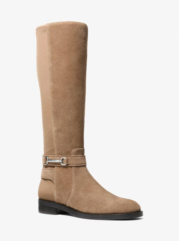 Michael Kors Carson Suede and Scuba Boot