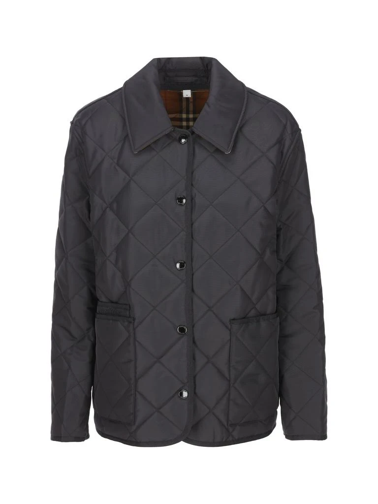 Burberry Burberry Diamond Quilted Button-Up Jacket 1