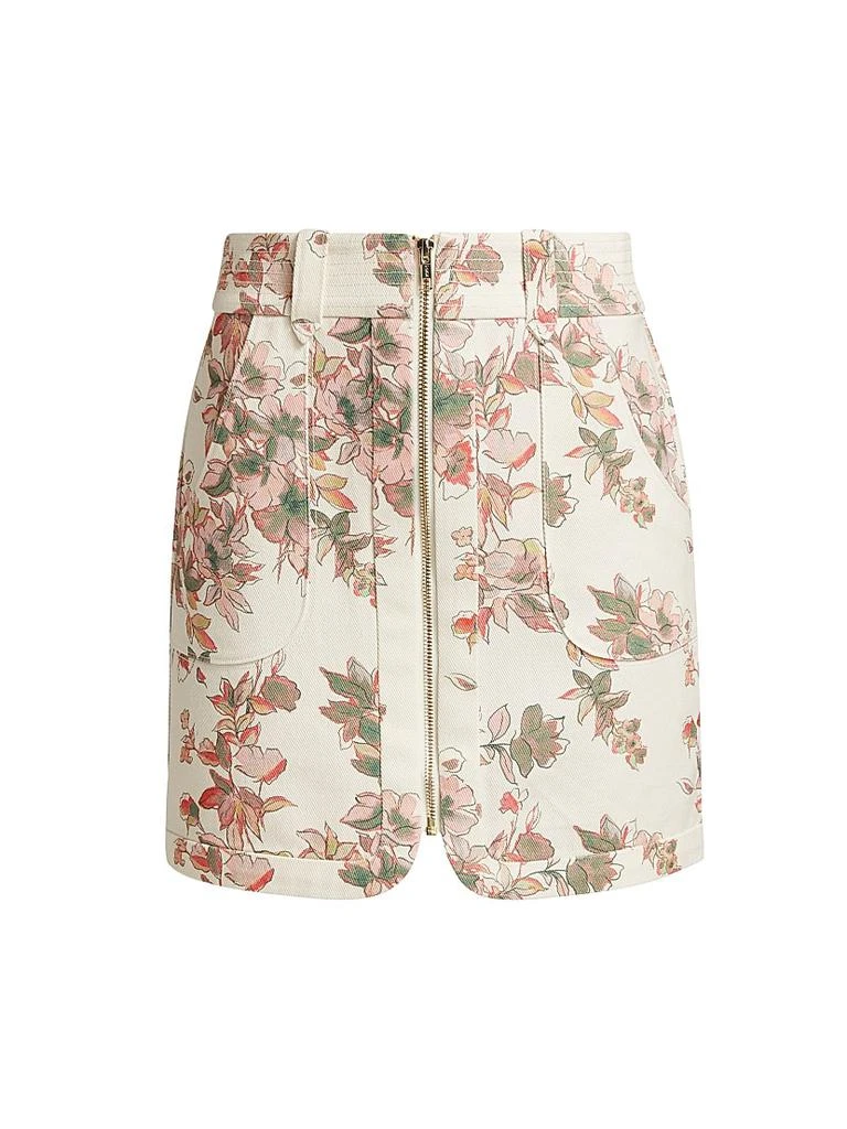 Hevron Nora Floral Miniskirt 1
