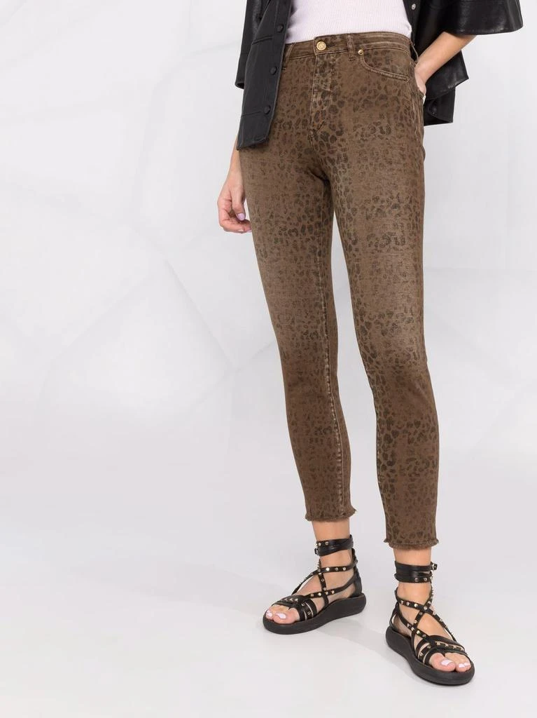 Golden Goose GOLDEN GOOSE - Leopard Printed Denim Jeans 5