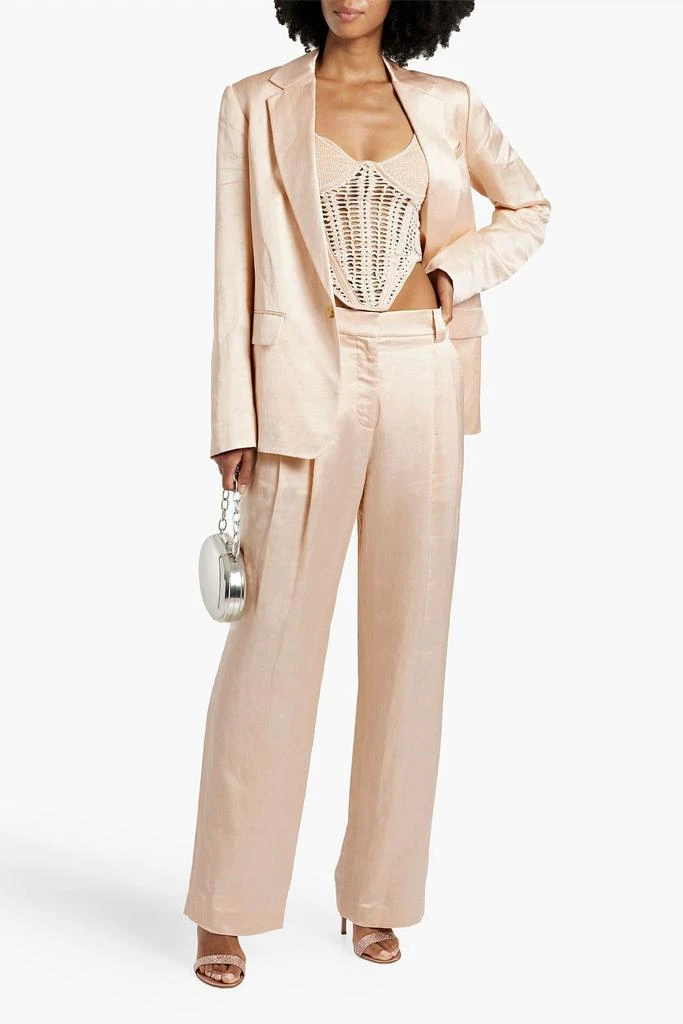 A.L.C. Linen-blend shantung blazer 2