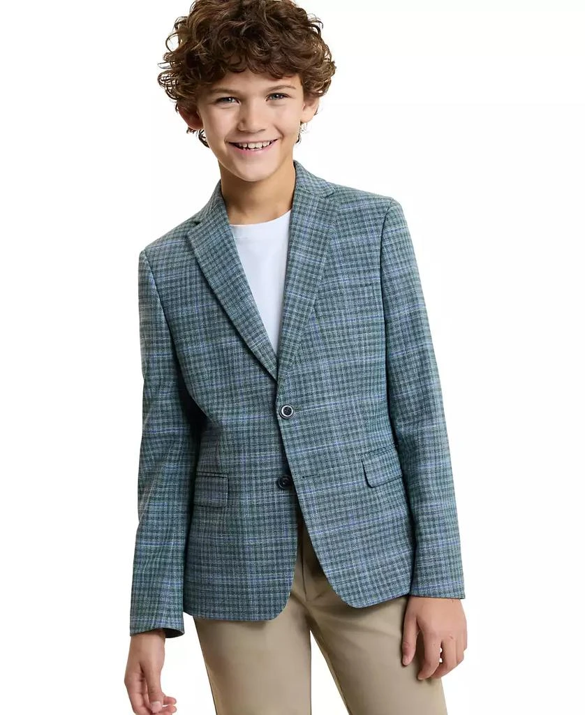 Michael Kors Boys
 8-20 Green Windowpane Plaid Jacket