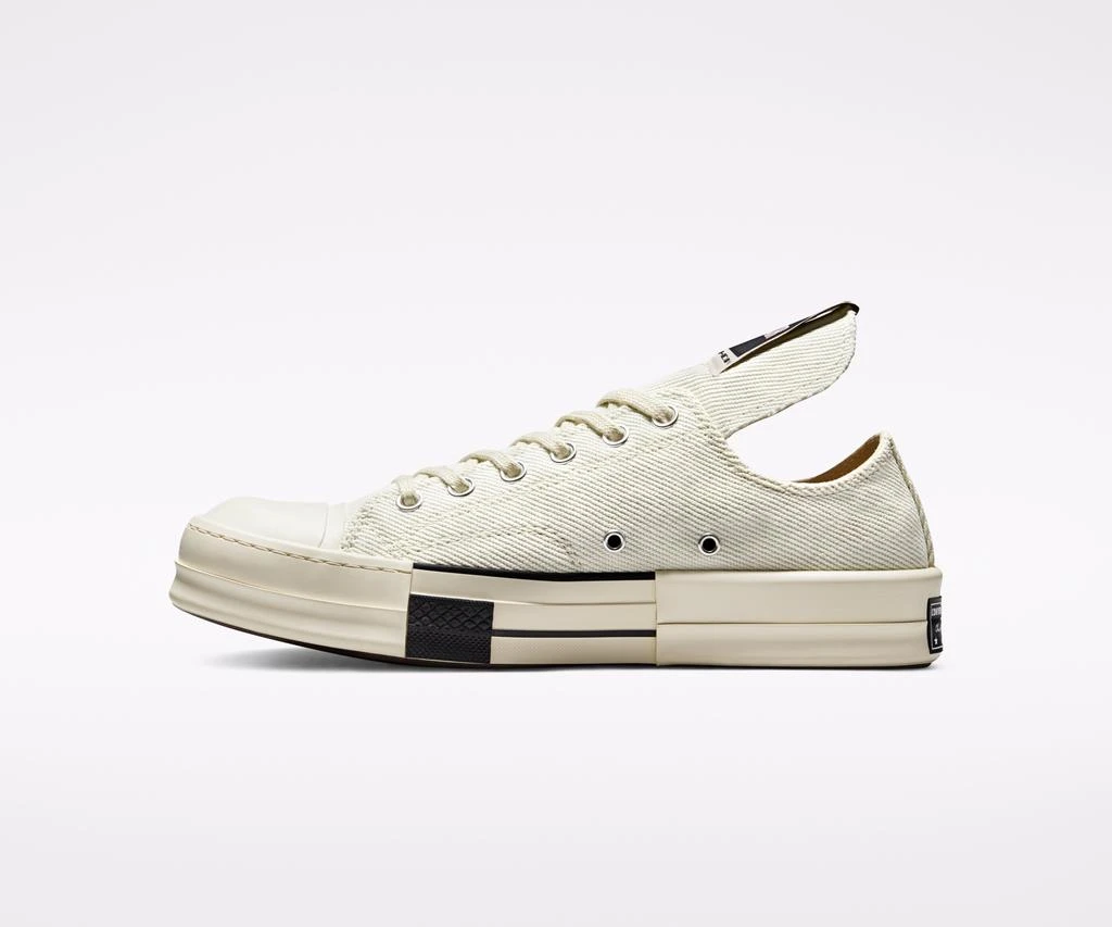 RICK OWENS DRKSHDW RICK OWENS DRKSHDW X CONVERSE DRKSTAR OX LOW TOP SNEAKERS 4