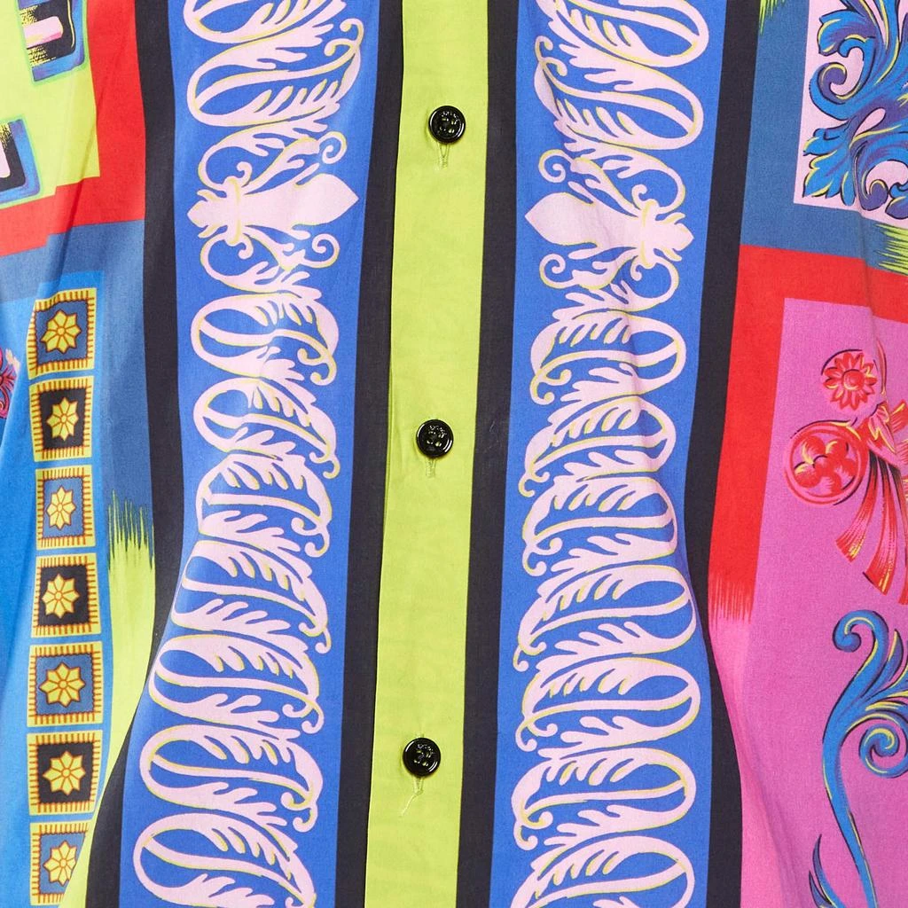 Gianni Versace Gianni Versace Multicolor Printed Cotton Shirt S 3