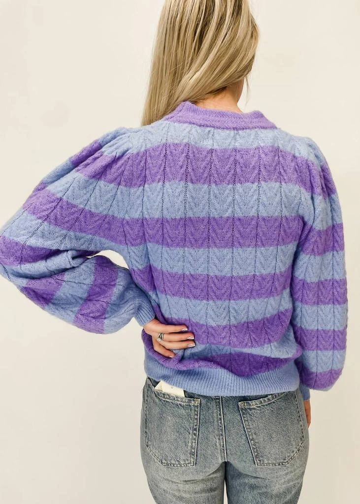 FRNCH Neve Sweater In Violet 3