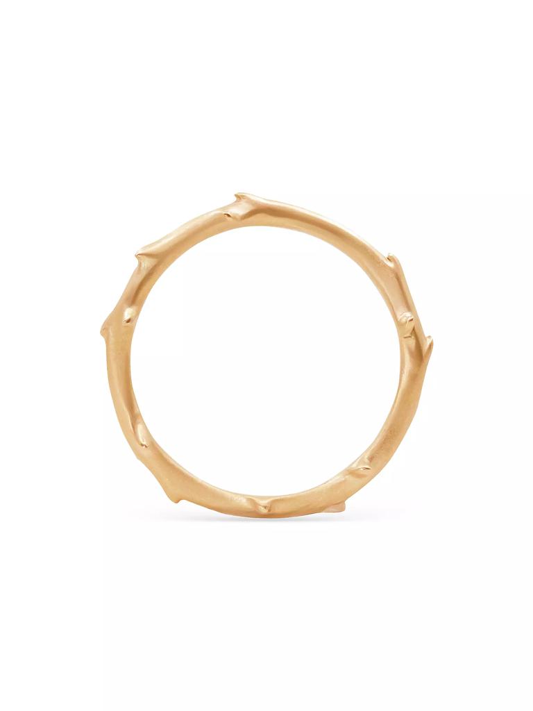 Bernard James Unisex Spina 14K Yellow Gold Branch Ring