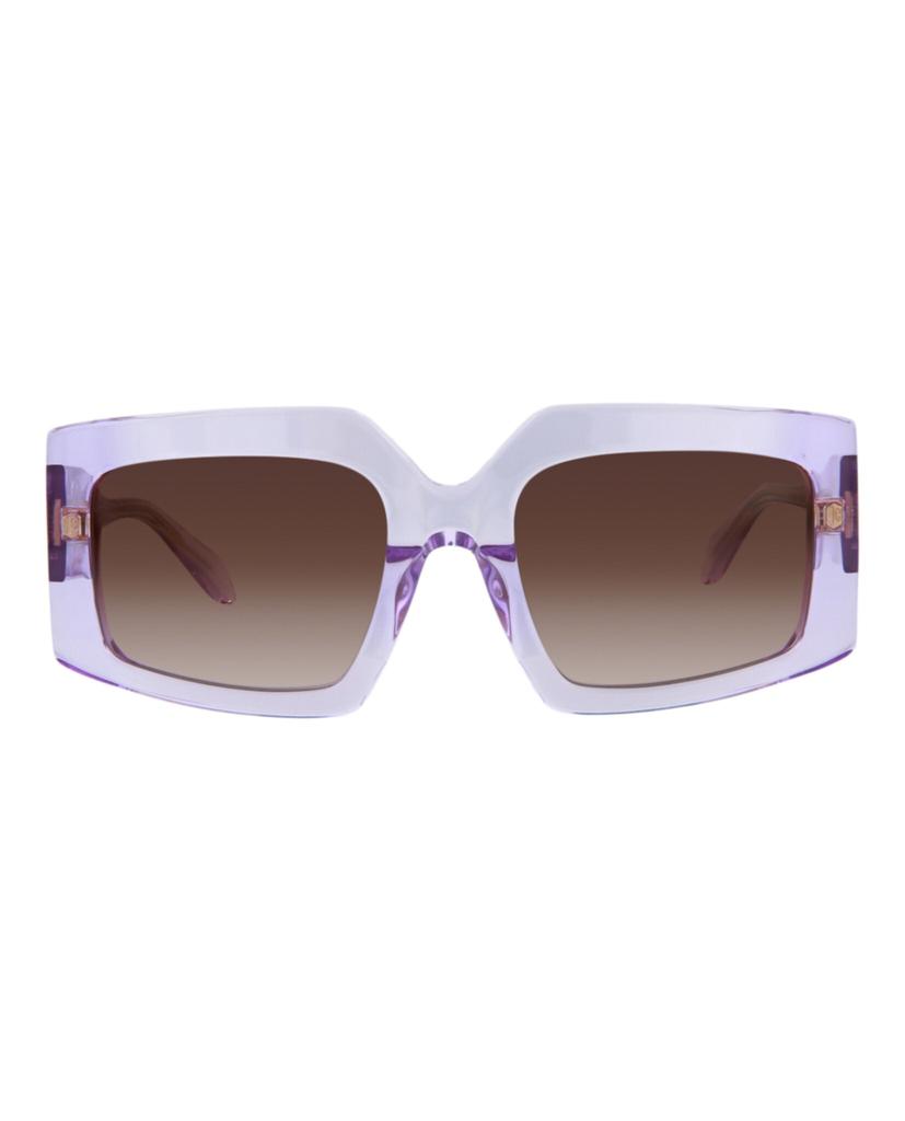 Just Cavalli Square-Frame Acetate Sunglasses