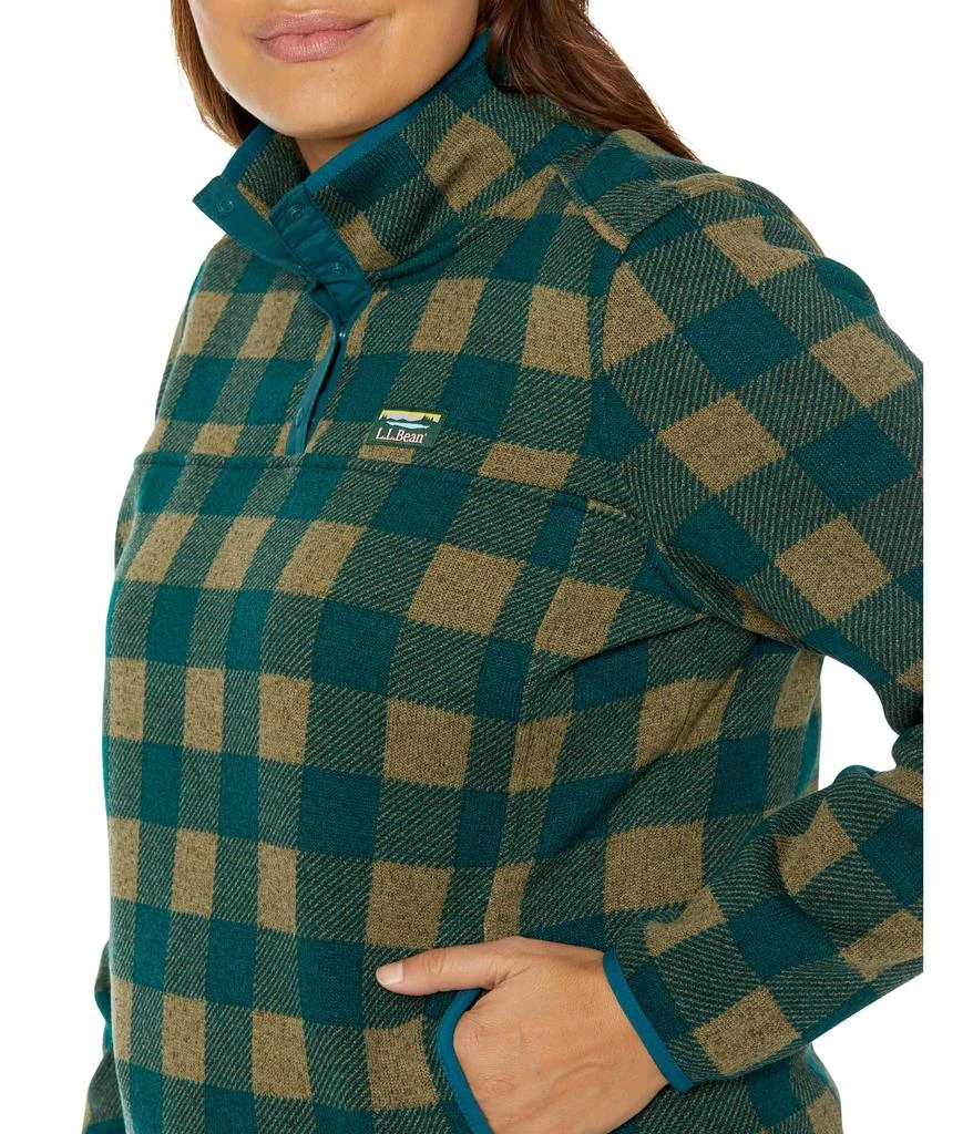 L.L.Bean Sweater Fleece Pullover Print 3