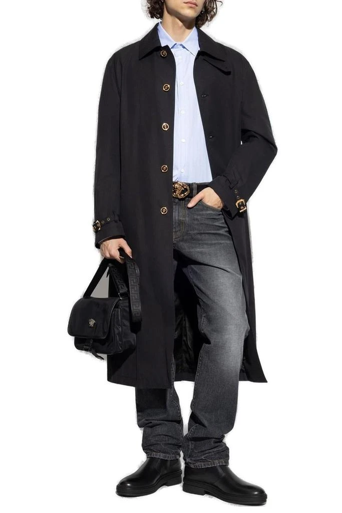 Versace Versace Logo-Patch Straight-Leg Jeans 3