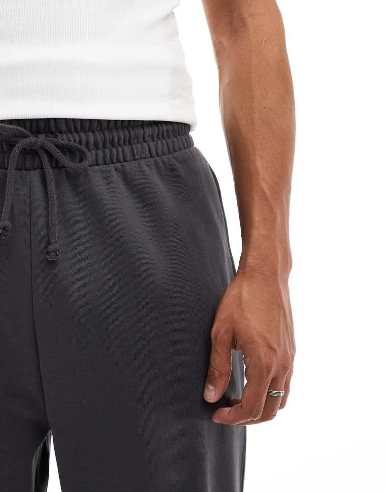 ASOS ASOS DESIGN essential oversized joggers in charcoal 4