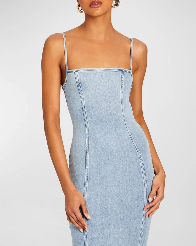 SER.O.YA Fran Denim Midi Dress 5