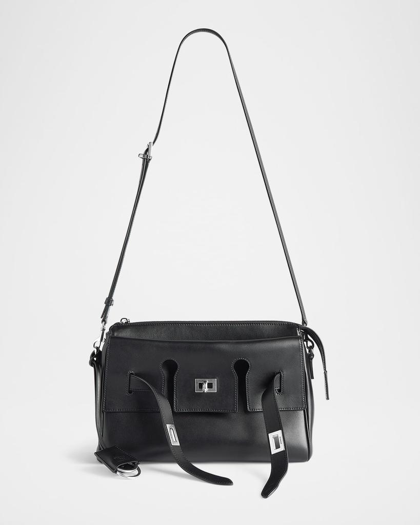 Balenciaga UNITY SHOULDER BAG IN BLACK NYLON - Shoulder Bags
