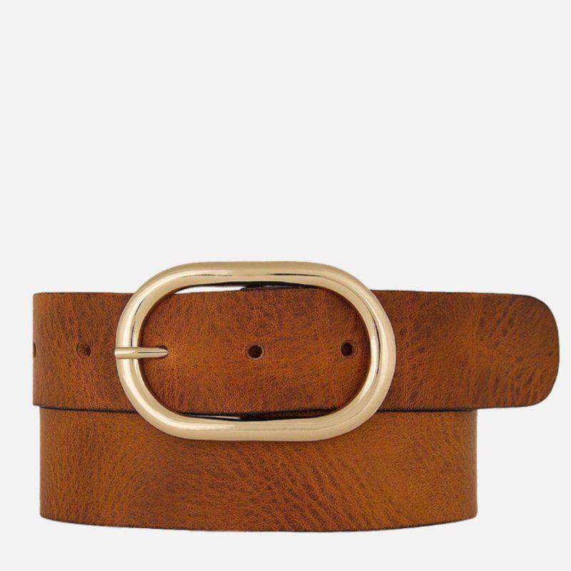 Amsterdam Heritage Daphne Oval Buckle Leather Belt