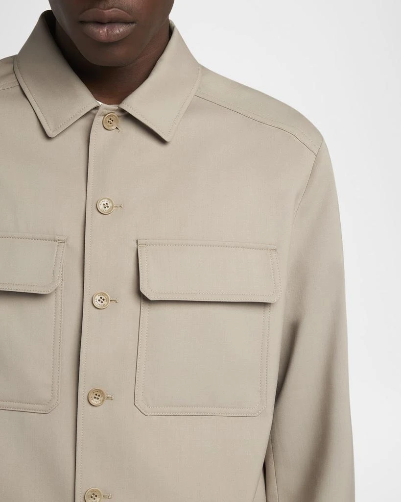 Moncler Men's Two-Pocket Casual Button-Down Shirt 5
