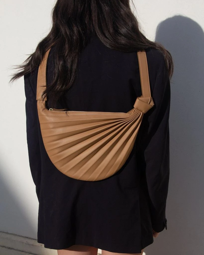 Sabrina Zeng Chiaroscuro Hammock Sling Bag Tan 4