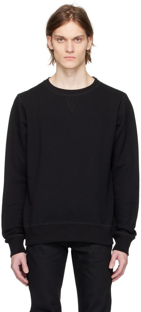 Naked & Famous Denim Black Heavyweight Sweatshirt