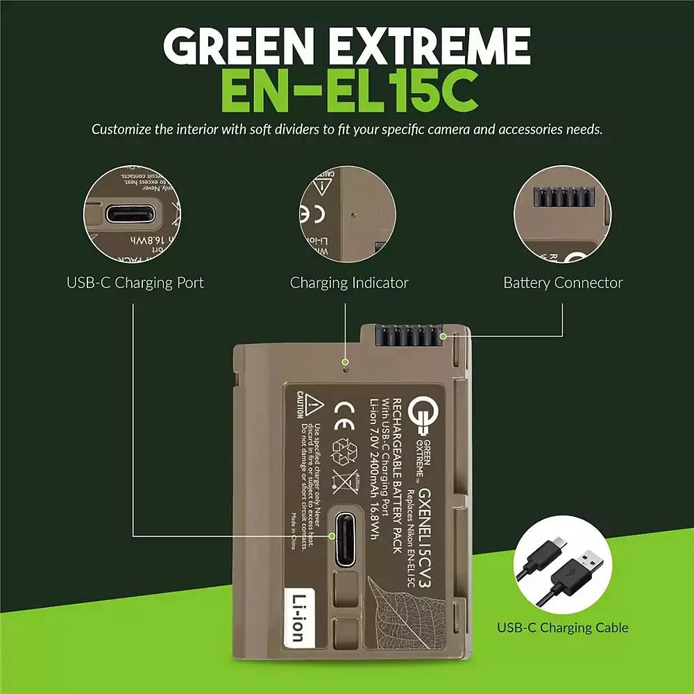 Nikon Z f Mirrorless Camera with NIKKOR Z 24-70mm f/4 S Lens, Bundle with 128GB SDXC Memory Card, EN-EL15c Lithium-Ion Battery and Smart Charger 5