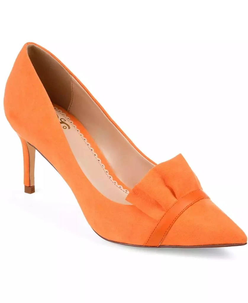 Journee Collection Women's Marek Ruffle Detail Dress Pumps 1