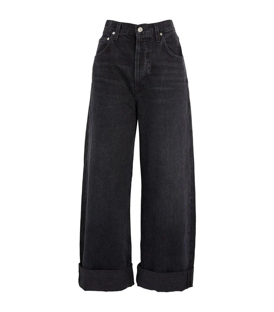 Citizens of Humanity Ayla Mid-Rise Wide-Leg Jeans 1