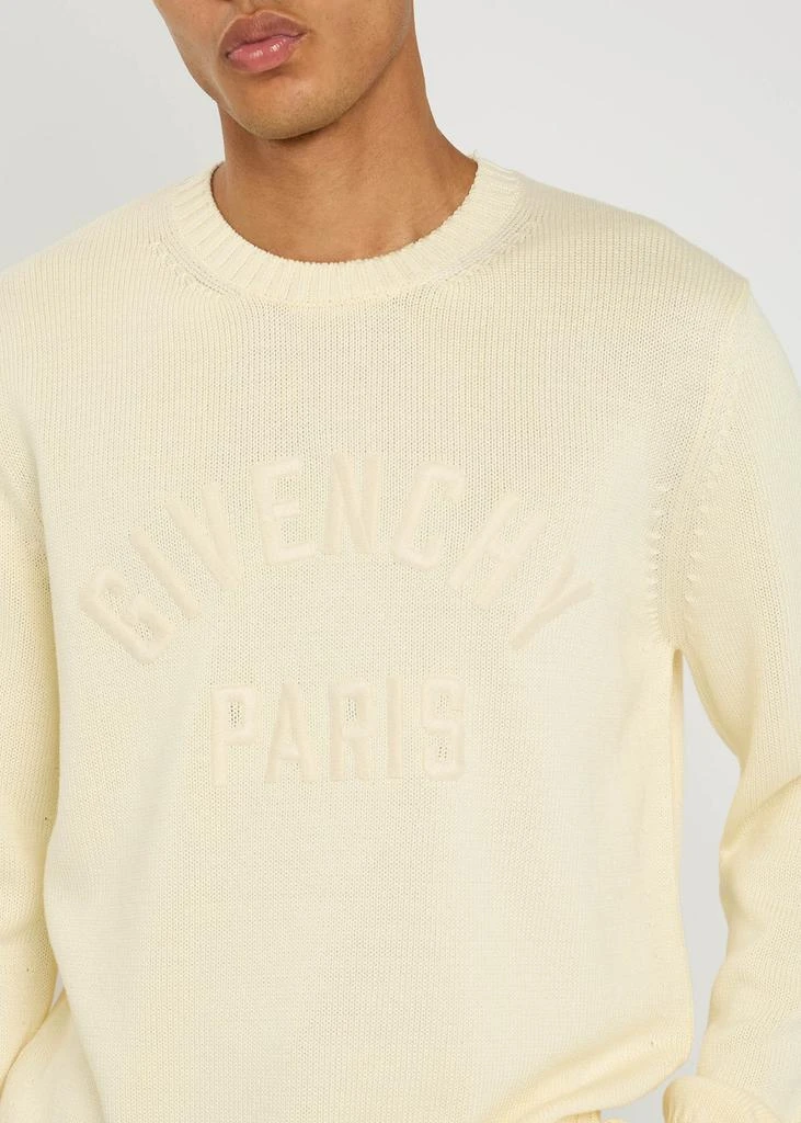 Givenchy Logo-embroidered cotton jumper 5
