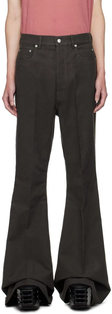 Rick Owens Gray Porterville Bolan Bootcut Jeans 1