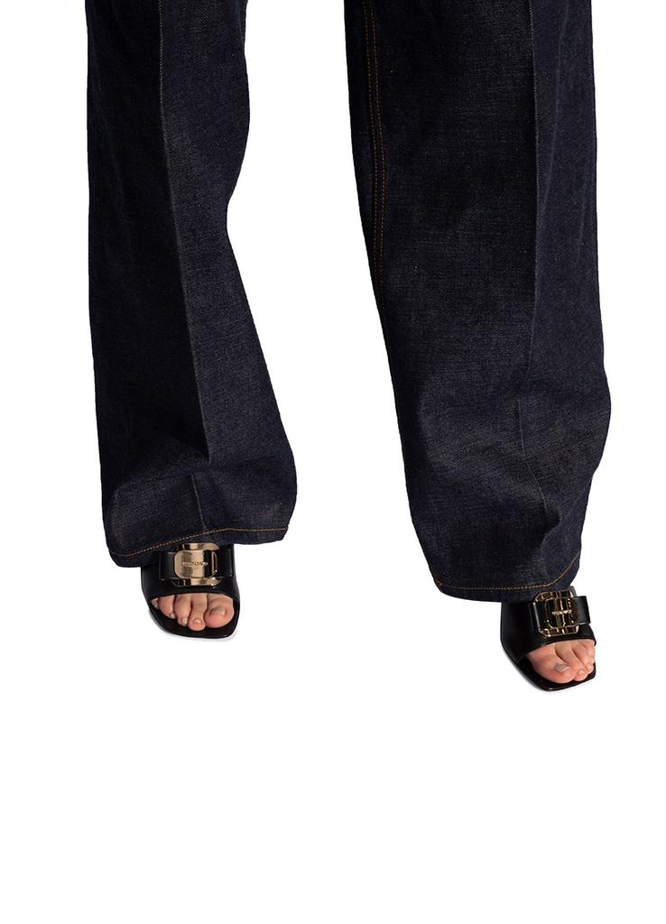 サンダル・ミュール Salvatore Ferragamo Zelie Salvatore Ferragamo Ferragamo Zelie Leather Sandal | ShopSimon