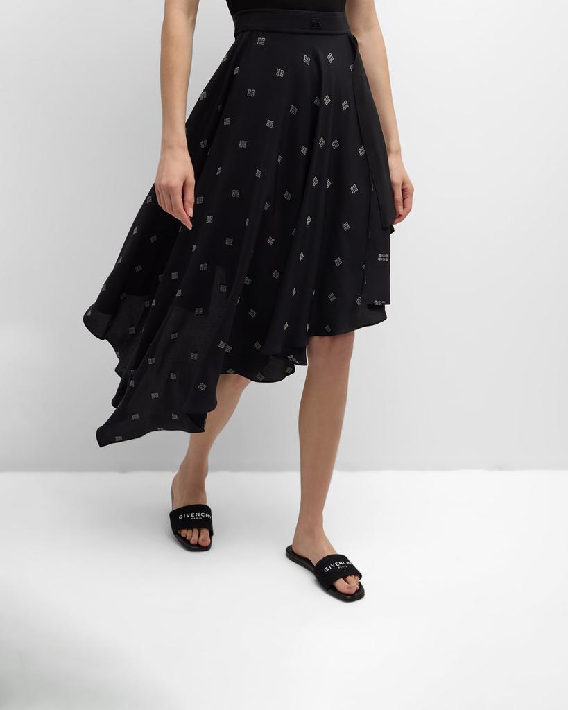 Givenchy 4G Logo Flat Slide Sandals