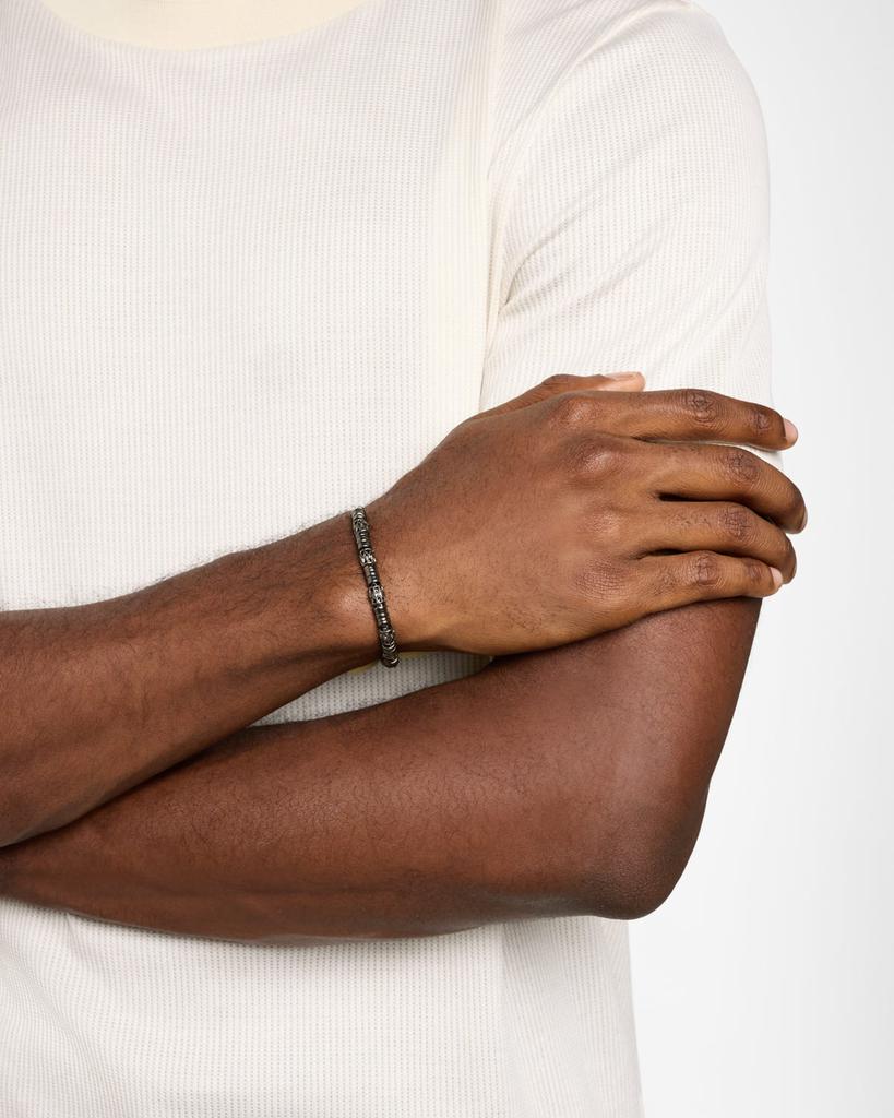 Armenta Men's Grey Sterling Silver Bracelet
