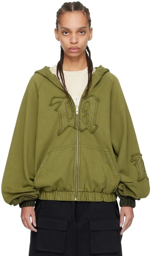 Misbhv Green Metamorph Hoodie 1