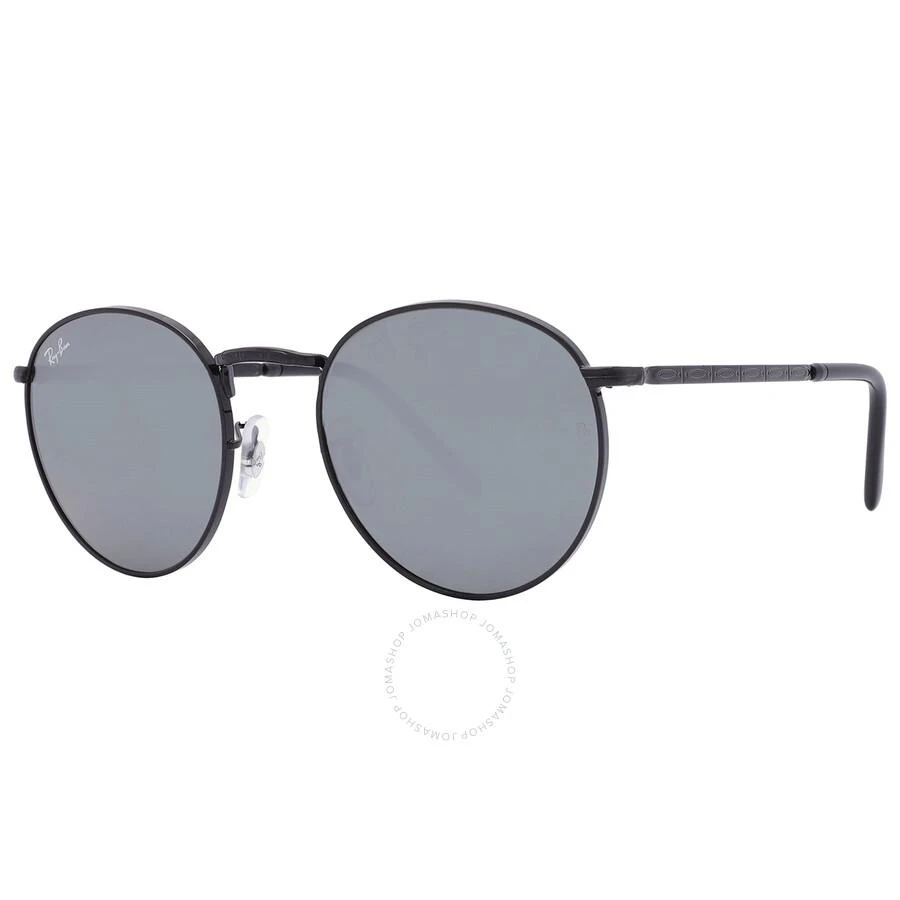 Ray-Ban New Round Green Mirrored Blue Unisex Sunglasses RB3637 002/G1 53 3