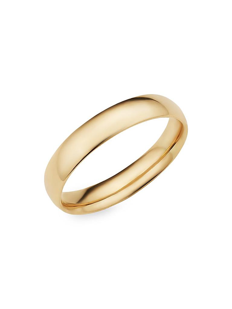 Oradina 14K Yellow Gold Forever Band Bold Ring