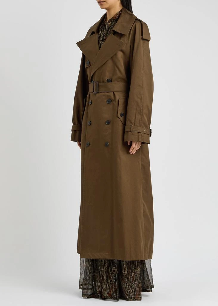 Yves Saint Laurent Double-breasted cotton-twill trench coat 2