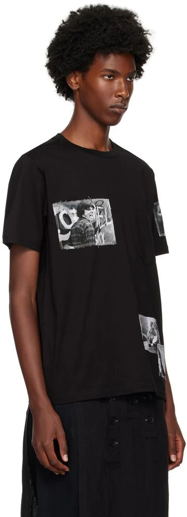 TAKAHIROMIYASHITA TheSoloist. Black Photo Patch T-Shirt 2