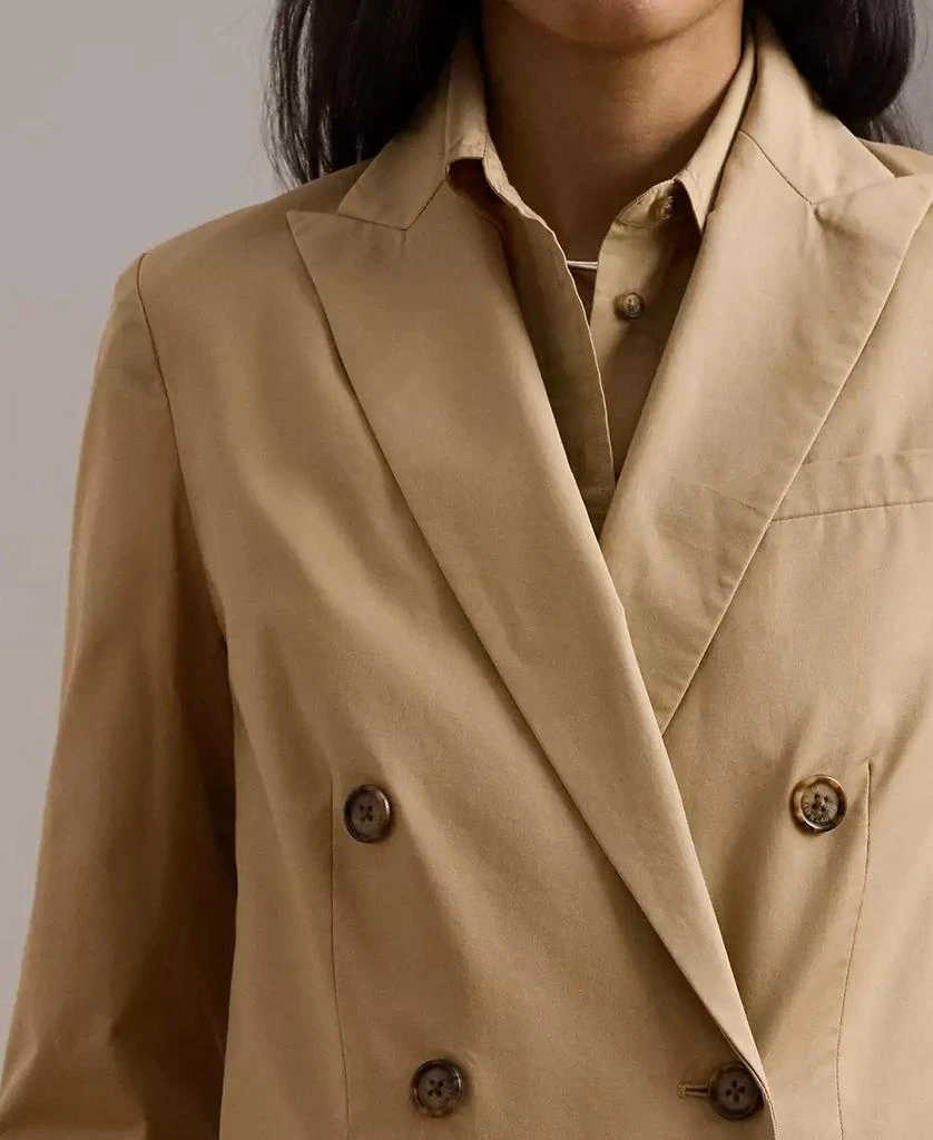 Ralph Lauren Women's Double-Breasted Cotton Twill Blazer 3