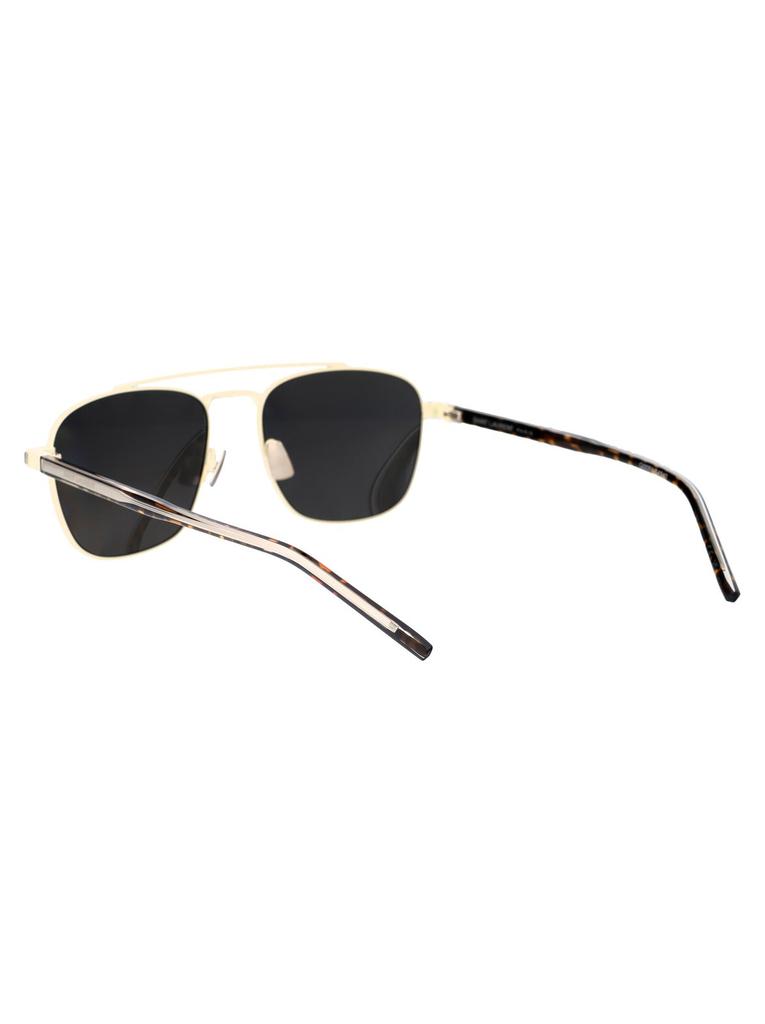 【関税＆送料込み】Saint Laurent Aviator Sunglasses SAINT LAURENT Aviator Silver Sunglasses – Luxury Labels