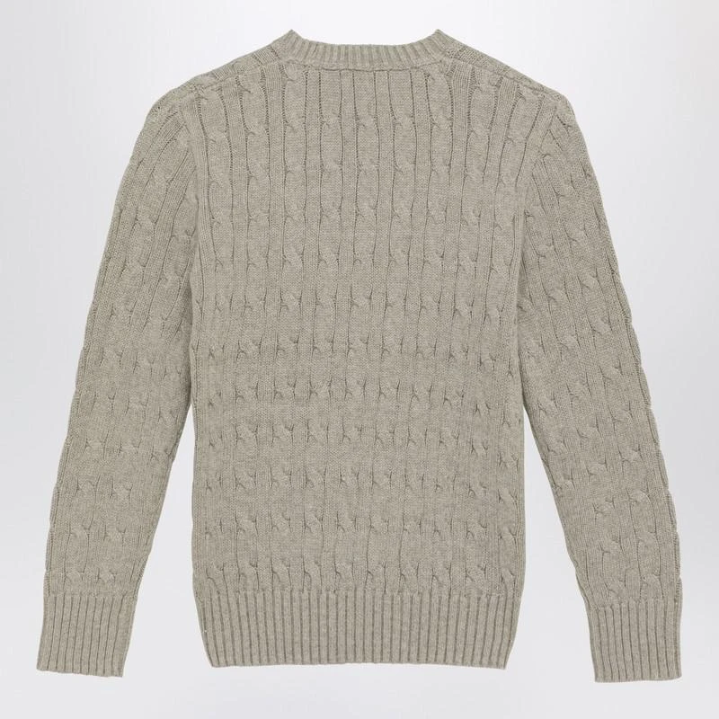Ralph Lauren Grey cable-knit crew-neck jumper 2