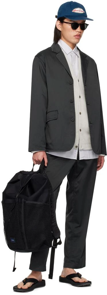 Nanamica Black Water-Repellent Backpack 4