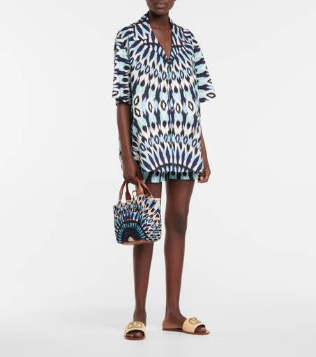 Valentino Printed cotton shorts 2