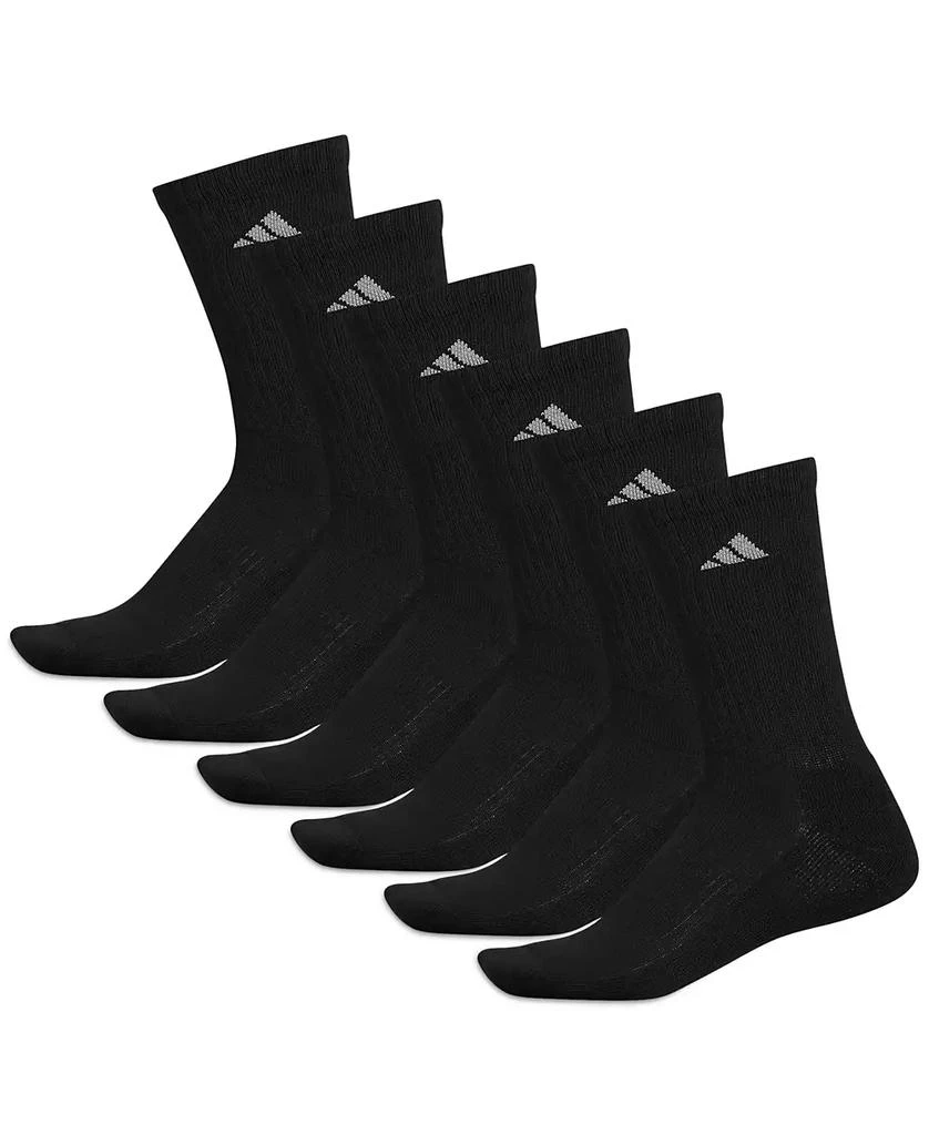 adidas Men's Cushioned Athletic 6-Pack Crew Socks 13