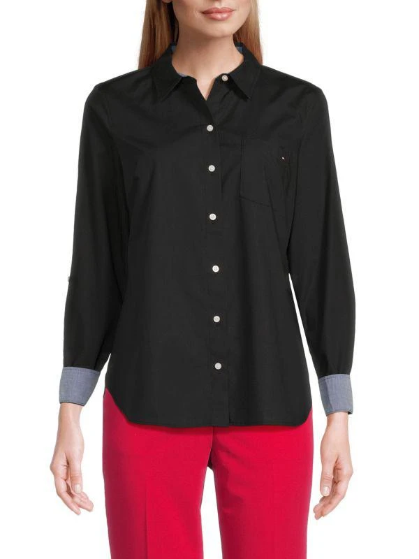 Tommy Hilfiger Roll-Tab Button Down Shirt 1