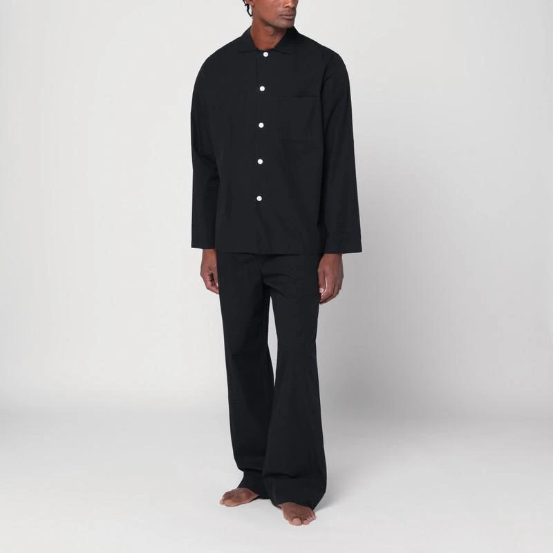 Tekla Black pyjama trousers 2