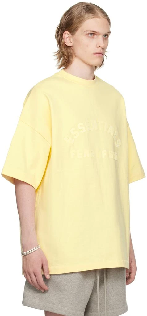 Fear of God ESSENTIALS Yellow Crewneck T-Shirt 2