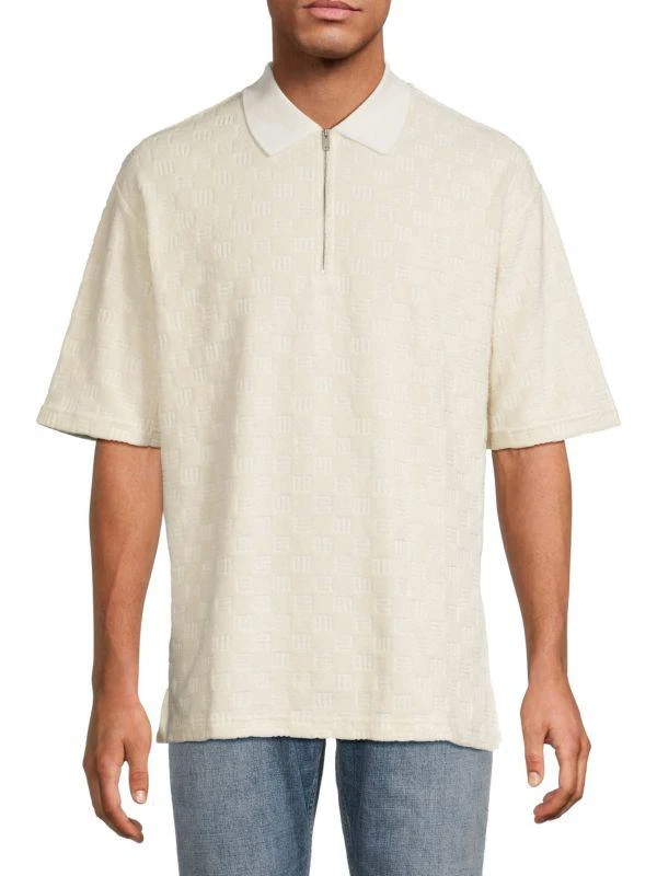 Ambush Monogram Zip Polo 1