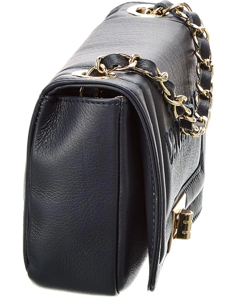 Mario Valentino Beatriz Embossed Leather Shoulder Bag 3
