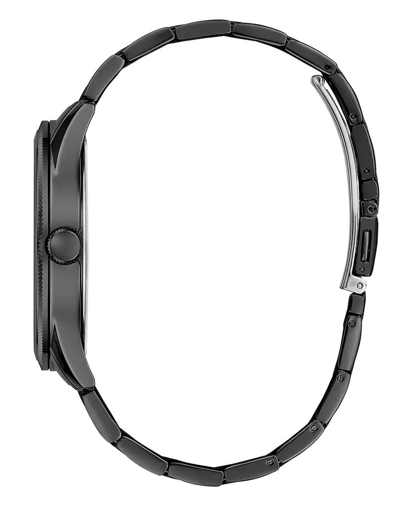 GUESS Men's Analog Black Stainless Steel Watch 44mm 2