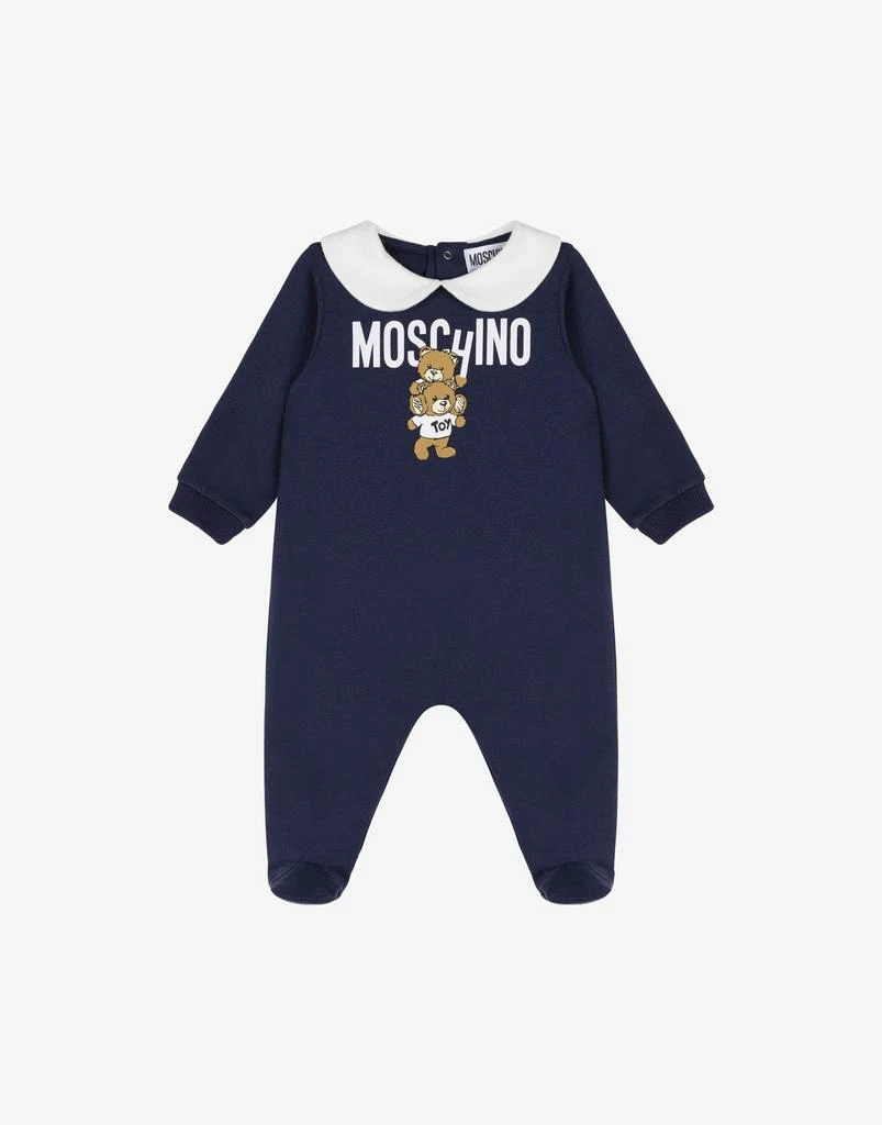 Moschino Teddy Logo Sweatshirt Romper 1